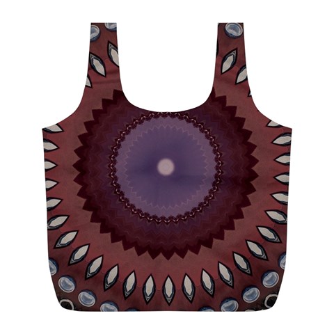 Art Pattern Design Full Print Recycle Bag (L) from ArtsNow.com Front