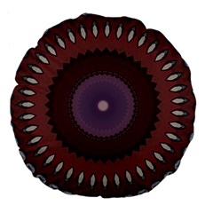 Art Pattern Design Large 18  Premium Flano Round Cushions from ArtsNow.com Back