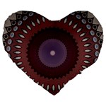 Art Pattern Design Large 19  Premium Flano Heart Shape Cushions