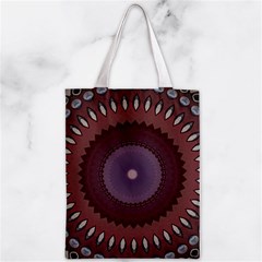 Art Pattern Design Zipper Classic Tote Bag from ArtsNow.com Back