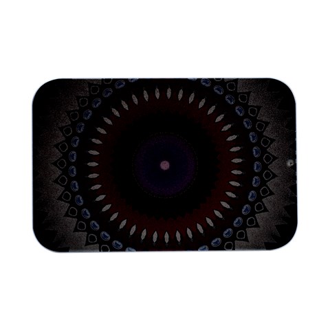 Art Pattern Design Open Lid Metal Box (Silver)   from ArtsNow.com Front