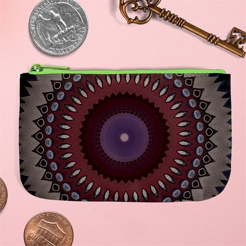 Art Pattern Design Large Coin Purse from ArtsNow.com Front
