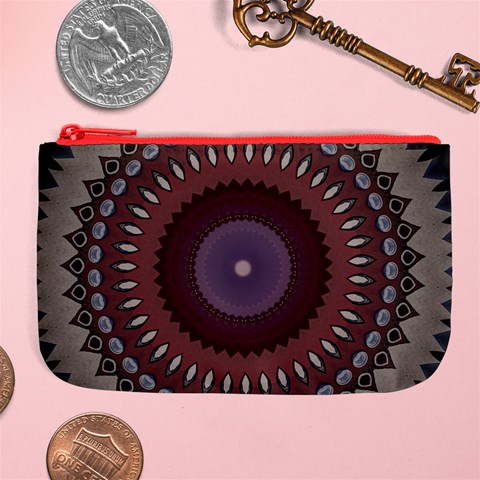 Art Pattern Design Large Coin Purse from ArtsNow.com Front