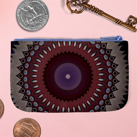 Art Pattern Design Large Coin Purse from ArtsNow.com Back