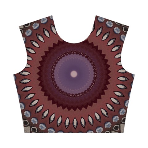 Art Pattern Design Cotton Crop Top from ArtsNow.com Front