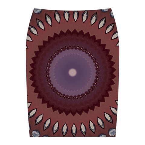 Art Pattern Design Midi Wrap Pencil Skirt from ArtsNow.com Back