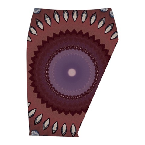 Art Pattern Design Midi Wrap Pencil Skirt from ArtsNow.com  Front Right 