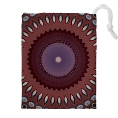 Art Pattern Design Drawstring Pouch (4XL) from ArtsNow.com Front
