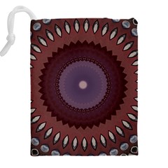 Art Pattern Design Drawstring Pouch (5XL) from ArtsNow.com Back