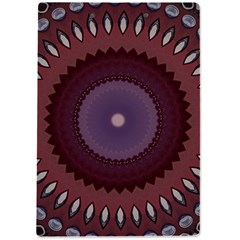 Art Pattern Design A4 Acrylic Clipboard from ArtsNow.com Back