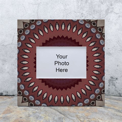 Art Pattern Design White Box Photo Frame 4  x 6  from ArtsNow.com Front