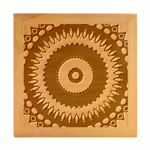 Art Pattern Design Wood Photo Frame Cube