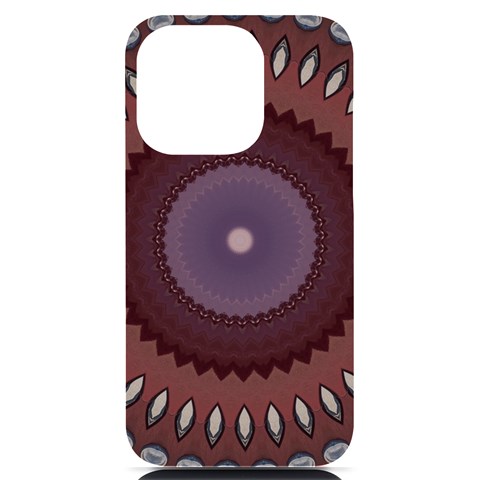Art Pattern Design iPhone 14 Pro Black UV Print Case from ArtsNow.com Front