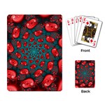 Fractal Red Spiral Abstract Art Playing Cards Single Design (Rectangle)