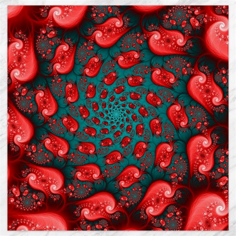 Fractal Red Spiral Abstract Art Canvas 20  x 20  from ArtsNow.com 19 x19.27  Canvas - 1