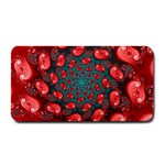 Fractal Red Spiral Abstract Art Medium Bar Mat