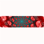 Fractal Red Spiral Abstract Art Large Bar Mat