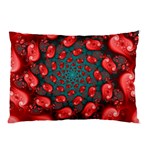 Fractal Red Spiral Abstract Art Pillow Case