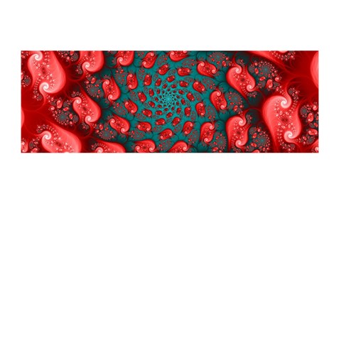 Fractal Red Spiral Abstract Art Memory Card Reader (Stick) from ArtsNow.com Front