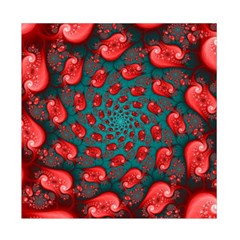 Fractal Red Spiral Abstract Art Duvet Cover Double Side (Full/ Double Size) from ArtsNow.com Back