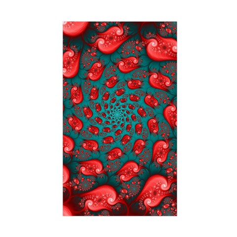 Fractal Red Spiral Abstract Art Duvet Cover (Single Size) from ArtsNow.com Duvet Quilt