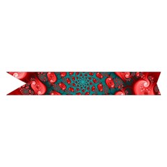 Fractal Red Spiral Abstract Art Midi Wrap Pencil Skirt from ArtsNow.com Hem