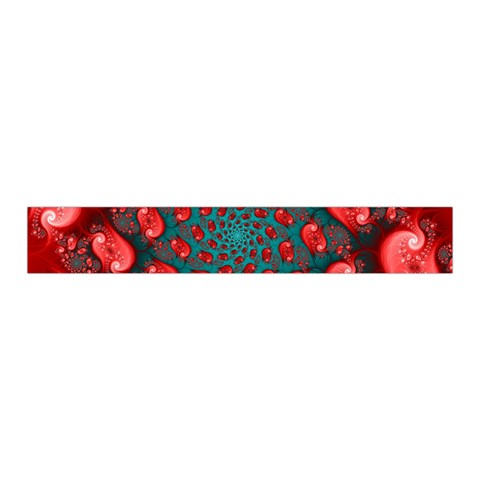 Fractal Red Spiral Abstract Art Midi Wrap Pencil Skirt from ArtsNow.com Waistband