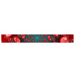 Fractal Red Spiral Abstract Art Waist Pouch (Small) from ArtsNow.com Bottom