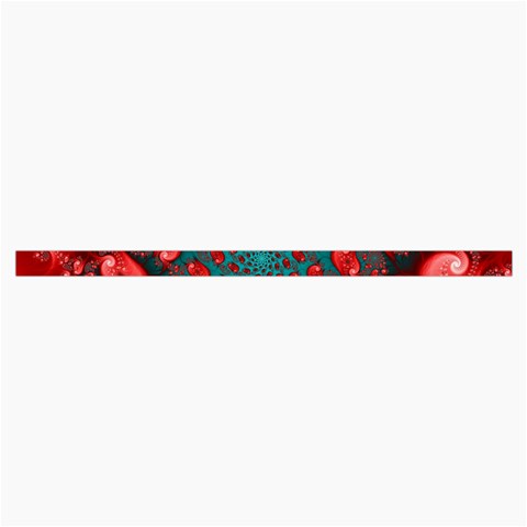 Fractal Red Spiral Abstract Art Roll Up Canvas Pencil Holder (S) from ArtsNow.com Strap