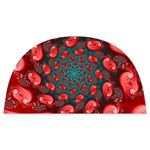 Fractal Red Spiral Abstract Art Anti Scalding Pot Cap
