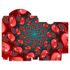 Fractal Red Spiral Abstract Art Playing Cards Single Design (Rectangle) with Custom Box from ArtsNow.com Poker Box