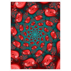Fractal Red Spiral Abstract Art Playing Cards Single Design (Rectangle) with Custom Box from ArtsNow.com Card