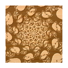 Fractal Red Spiral Abstract Art Bamboo Coaster Set from ArtsNow.com Coaster 3