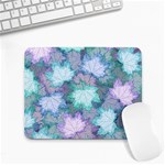 Leaves Glitter Background Winter Small Mousepad