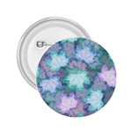 Leaves Glitter Background Winter 2.25  Buttons