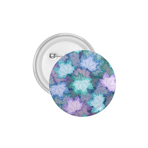 Leaves Glitter Background Winter 1.75  Buttons from ArtsNow.com Front