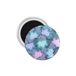 Leaves Glitter Background Winter 1.75  Magnets