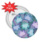 Leaves Glitter Background Winter 2.25  Buttons (10 pack) 