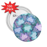 Leaves Glitter Background Winter 2.25  Buttons (100 pack) 