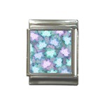 Leaves Glitter Background Winter Italian Charm (13mm)