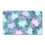 Leaves Glitter Background Winter Magnet (Rectangular)