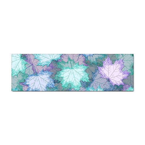 Leaves Glitter Background Winter Sticker Bumper (100 pack) from ArtsNow.com Front