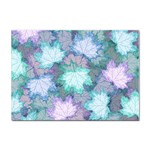 Leaves Glitter Background Winter Sticker A4 (100 pack)