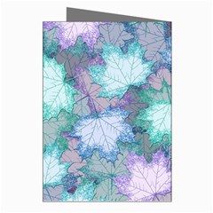 Leaves Glitter Background Winter Greeting Cards (Pkg of 8) from ArtsNow.com Right
