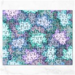 Leaves Glitter Background Winter Rectangular Jigsaw Puzzl