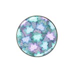 Leaves Glitter Background Winter Hat Clip Ball Marker
