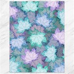 Leaves Glitter Background Winter Canvas 18  x 24 
