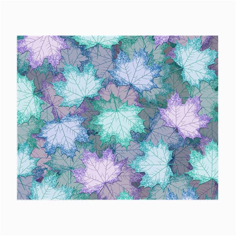 Leaves Glitter Background Winter Small Glasses Cloth (2 Sides) from ArtsNow.com Front