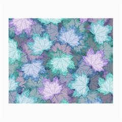 Leaves Glitter Background Winter Small Glasses Cloth (2 Sides) from ArtsNow.com Front