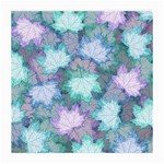Leaves Glitter Background Winter Medium Glasses Cloth